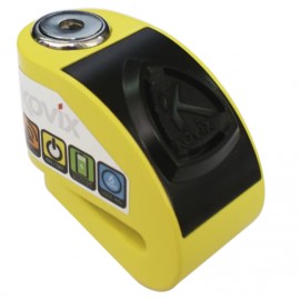Candado Disco Con Alarma Kovix KD6 Amarillo