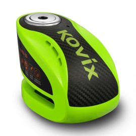 Candado de Disco con Alarma Kovix KNX10 Fluorescente Verde