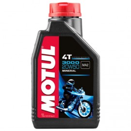 Aceite Motul 3000 20W50 1L Mineral 4 Tiempos